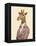 Regency Giraffe-Fab Funky-Framed Stretched Canvas