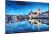 Regensburg, Bavaria, at Dawn-Markus Bleichner-Mounted Art Print