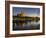 Regensburg in Bavaria, the Old Town. Dawn over the Old Town, Reflections in the River Danube-Martin Zwick-Framed Photographic Print