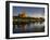 Regensburg in Bavaria, the Old Town. Dawn over the Old Town, Reflections in the River Danube-Martin Zwick-Framed Photographic Print