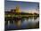 Regensburg in Bavaria, the Old Town. Dawn over the Old Town, Reflections in the River Danube-Martin Zwick-Mounted Photographic Print