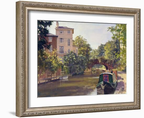 Regent's Park Canal-Julian Barrow-Framed Giclee Print