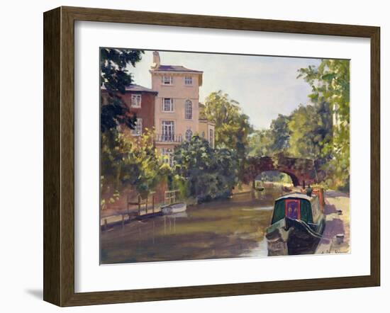 Regent's Park Canal-Julian Barrow-Framed Giclee Print