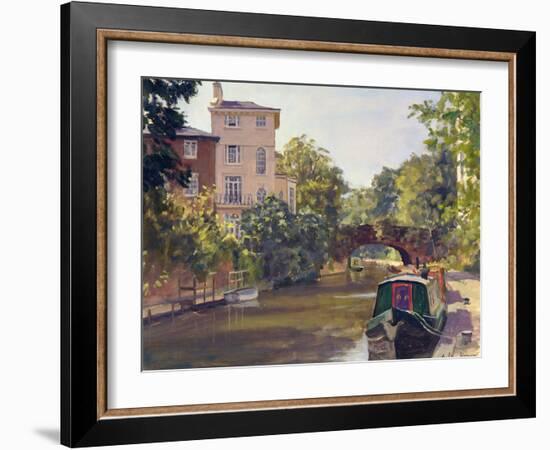 Regent's Park Canal-Julian Barrow-Framed Giclee Print