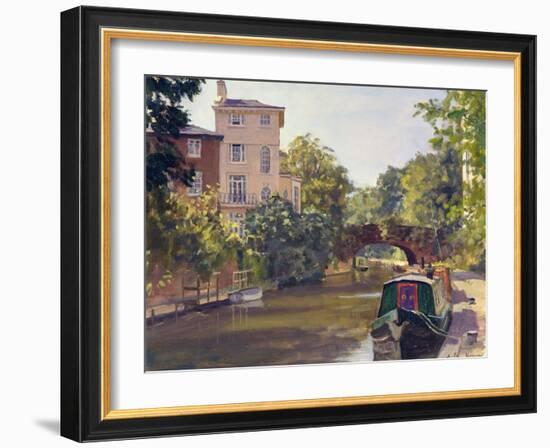 Regent's Park Canal-Julian Barrow-Framed Giclee Print