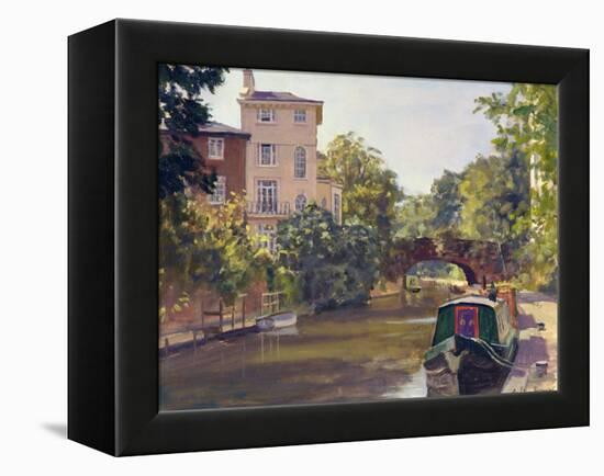 Regent's Park Canal-Julian Barrow-Framed Premier Image Canvas