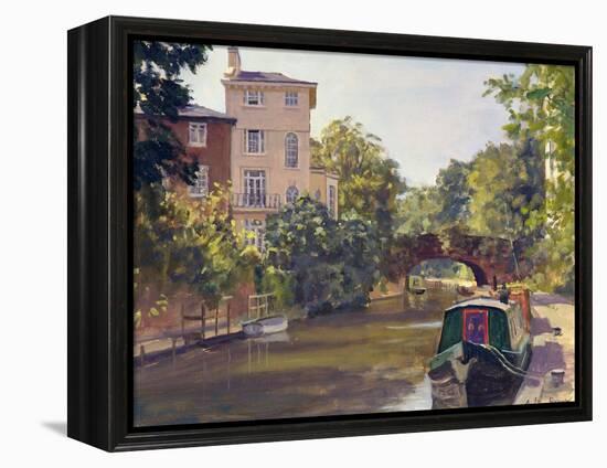 Regent's Park Canal-Julian Barrow-Framed Premier Image Canvas