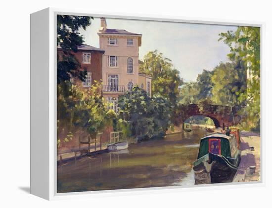 Regent's Park Canal-Julian Barrow-Framed Premier Image Canvas