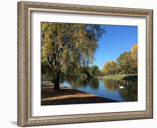 Regent's Park in the Autumn, London, England, United Kingdom, Europe-Ethel Davies-Framed Photographic Print