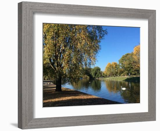 Regent's Park in the Autumn, London, England, United Kingdom, Europe-Ethel Davies-Framed Photographic Print