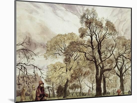 Regent's Park-Arthur Rackham-Mounted Giclee Print