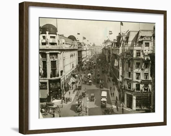 Regent Street 1927-null-Framed Photographic Print