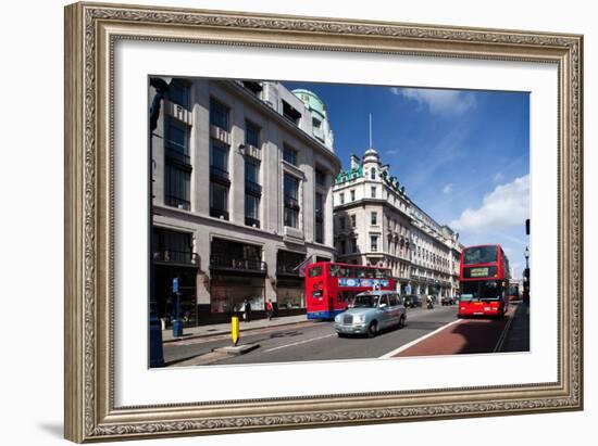 Regent Street from Picadilly Circus, Westminster, London-Felipe Rodriguez-Framed Photographic Print