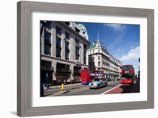 Regent Street from Picadilly Circus, Westminster, London-Felipe Rodriguez-Framed Photographic Print