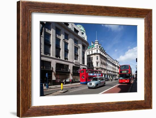 Regent Street from Picadilly Circus, Westminster, London-Felipe Rodriguez-Framed Photographic Print