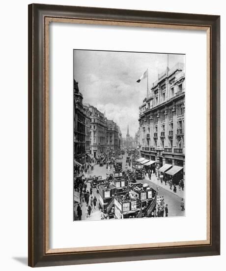 Regent Street, London, 1926-1927-McLeish-Framed Giclee Print