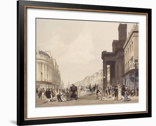 Regent Street, looking towards The Quadrant-Thomas Shotter Boys-Framed Premium Giclee Print