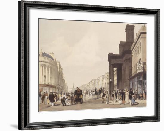 Regent Street, looking towards The Quadrant-Thomas Shotter Boys-Framed Premium Giclee Print