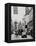 Regent Street - Monochrome-Joseph Eta-Framed Stretched Canvas