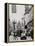 Regent Street - Monochrome-Joseph Eta-Framed Stretched Canvas