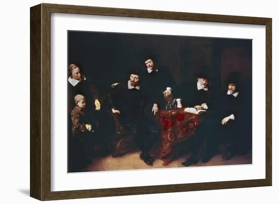 Regents of Leprosy Hospital-Ferdinand Bol-Framed Giclee Print