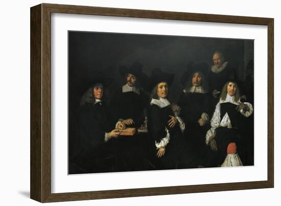 Regents of Old Men's Almshouse of Harlem, 1664-Frans Hals-Framed Giclee Print