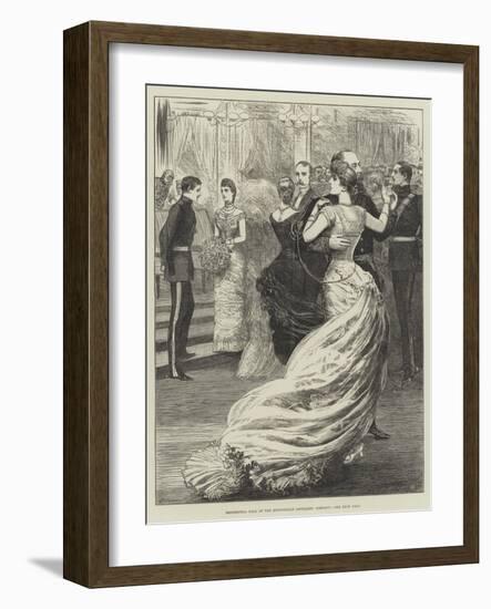 Regimental Ball of the Honourable Artillery Company-Henry Stephen Ludlow-Framed Giclee Print