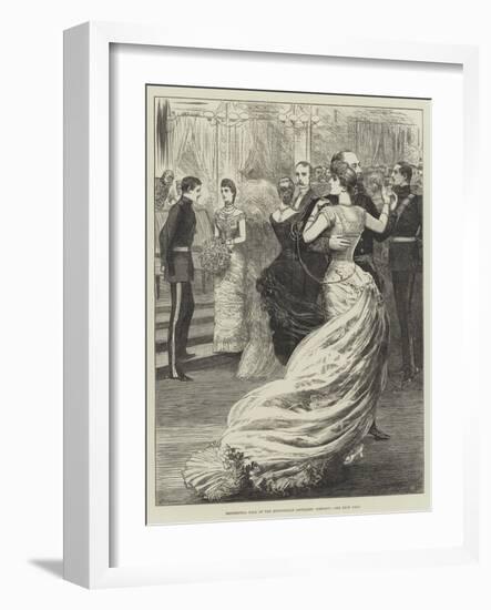 Regimental Ball of the Honourable Artillery Company-Henry Stephen Ludlow-Framed Giclee Print