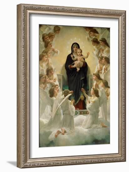 Regina Angelorum, 1900 (Oil on Canvas)-William-Adolphe Bouguereau-Framed Giclee Print