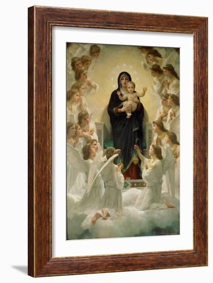 Regina Angelorum, 1900 (Oil on Canvas)-William-Adolphe Bouguereau-Framed Giclee Print