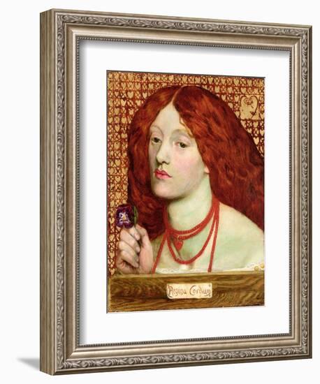 Regina Cordium, 1860-Dante Gabriel Rossetti-Framed Giclee Print