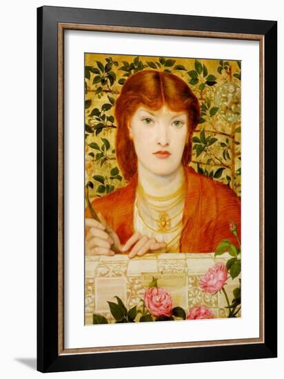 Regina Cordium; Queen of Hearts-Dante Gabriel Rossetti-Framed Art Print