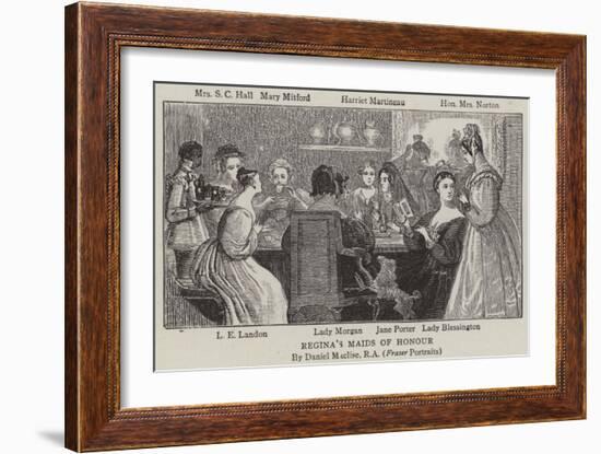 Regina's Maids of Honour-Daniel Maclise-Framed Giclee Print