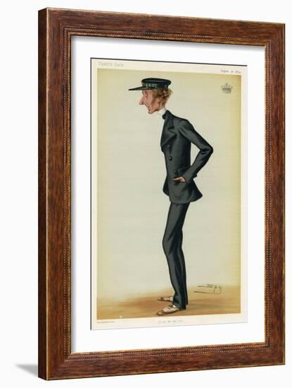 Reginald, Delawarr, VFair-Leslie Ward-Framed Premium Giclee Print