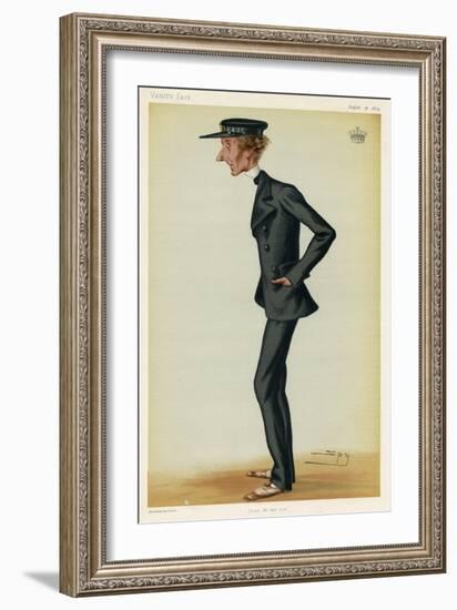 Reginald, Delawarr, VFair-Leslie Ward-Framed Art Print