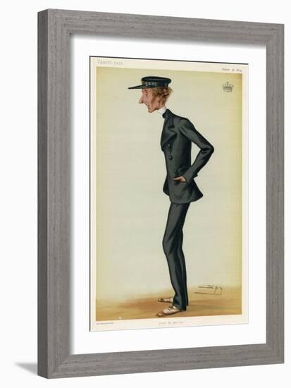 Reginald, Delawarr, VFair-Leslie Ward-Framed Art Print