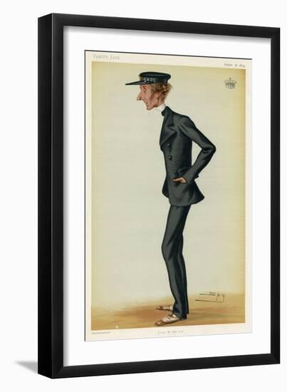 Reginald, Delawarr, VFair-Leslie Ward-Framed Art Print