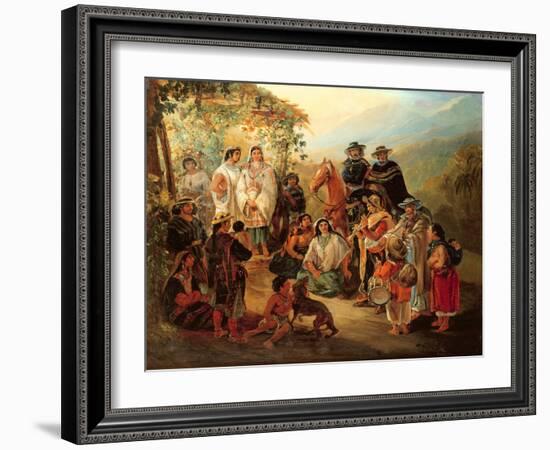 Regional Costumes, 1850-Johann Moritz Rugendas-Framed Giclee Print