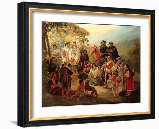 Regional Costumes, 1850-Johann Moritz Rugendas-Framed Giclee Print