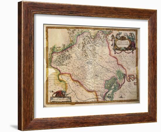 Regionum Italiae, Territory of Treviso, Veneto Region, Italy-Willem Janszoon Blaeu-Framed Giclee Print