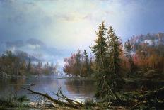 Autumn Landscape, Mid-Late 19th Century-Regis Francois Gignoux-Giclee Print