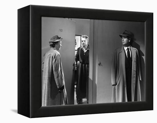 Reglement by Comptes THE BIG HEAT by FritzLang with Glenn Ford, 1953 (b/w photo)-null-Framed Stretched Canvas