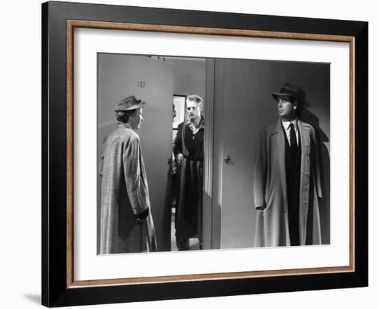 Reglement by Comptes THE BIG HEAT by FritzLang with Glenn Ford, 1953 (b/w photo)-null-Framed Photo