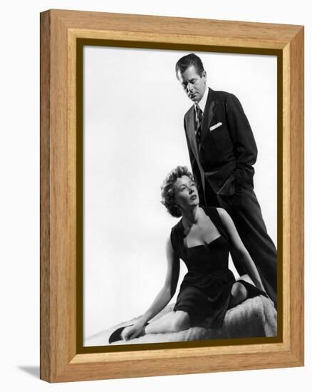 Reglement by Comptes THE BIG HEAT by FritzLang with Glenn Ford and Gloria Grahame, 1953 (b/w photo)-null-Framed Stretched Canvas