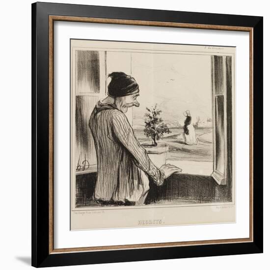 Regret-Honore Daumier-Framed Giclee Print