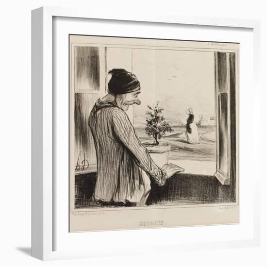 Regret-Honore Daumier-Framed Giclee Print