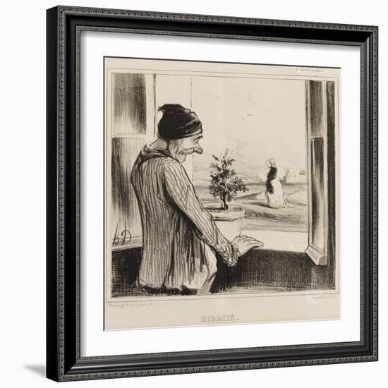 Regret-Honore Daumier-Framed Giclee Print