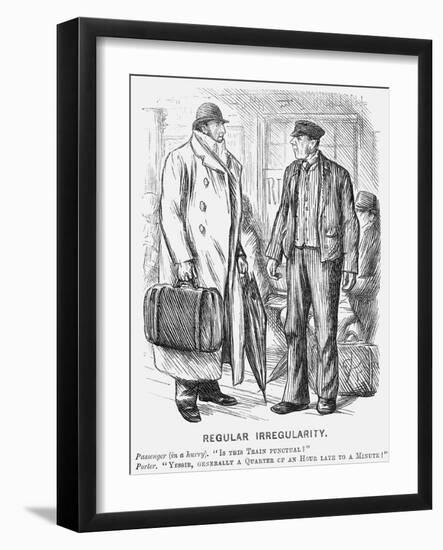 Regular Irregularity, 1878-Charles Samuel Keene-Framed Giclee Print