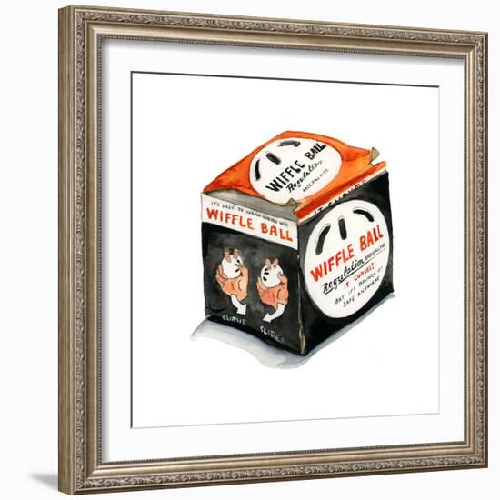 Regulation Wiffleball-Stacy Milrany-Framed Art Print