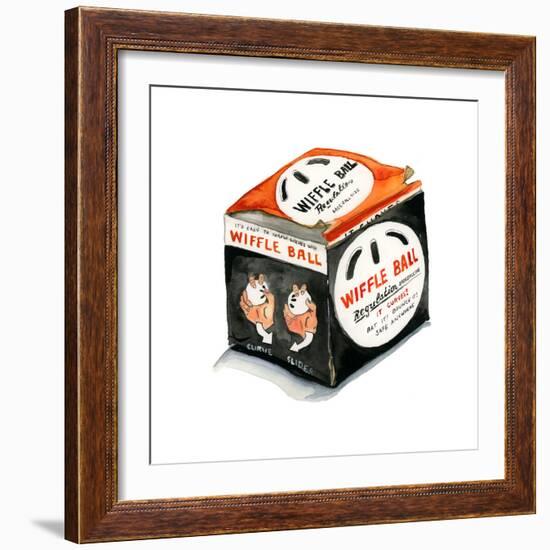 Regulation Wiffleball-Stacy Milrany-Framed Art Print